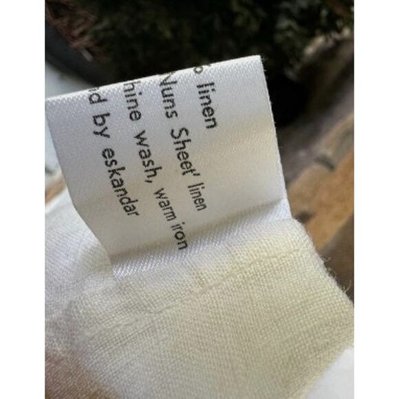 Eskandar for Bergdorf Goodman Tank Top | Antique French Nuns Linen | One Size - Picture 7 of 10